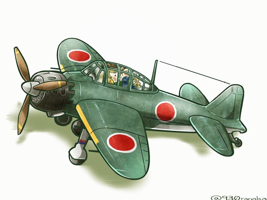 fairy and type 0 fighter model 52 fairy (kantai collection) drawn by tanaka_kusao
