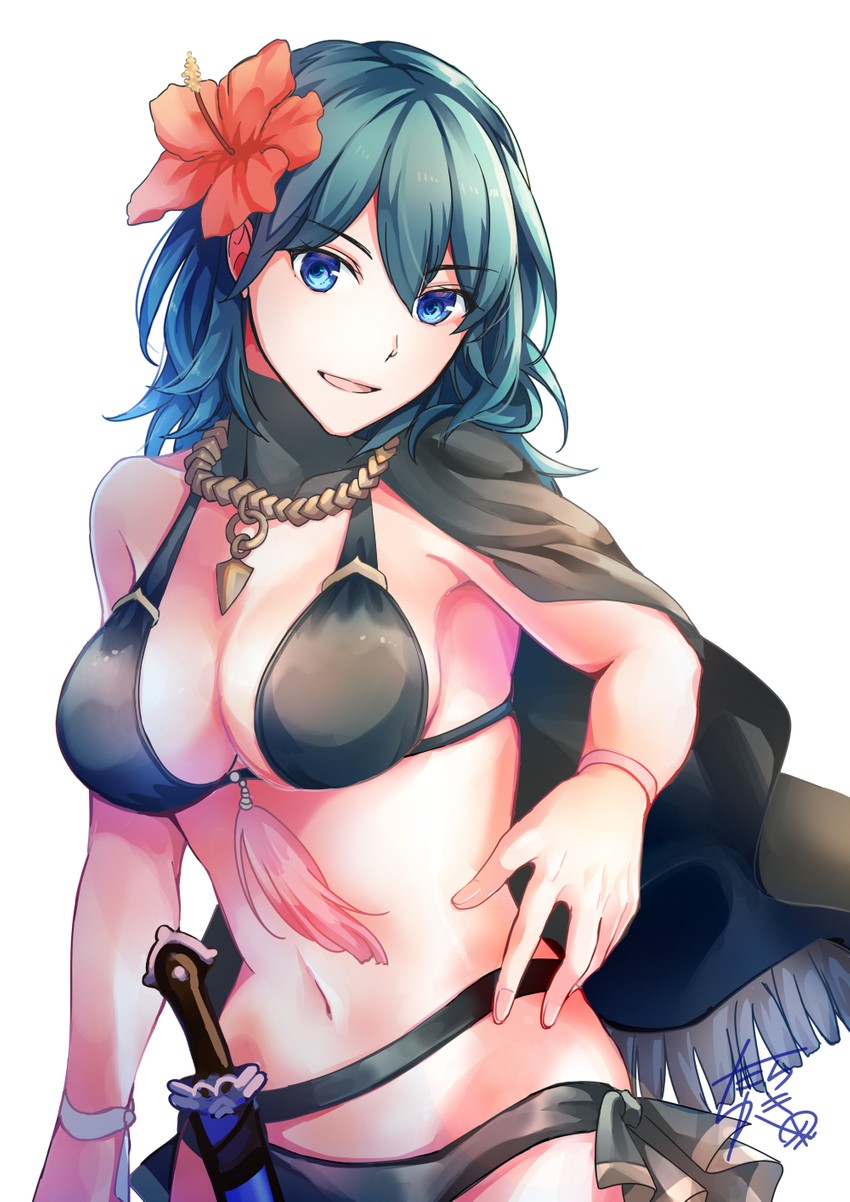 female byleth (fire emblem and 2 more) drawn by tarayuki