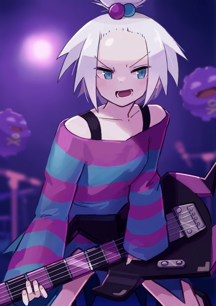 roxie and koffing (pokemon and 1 more) drawn by katsu_(katsupainter)