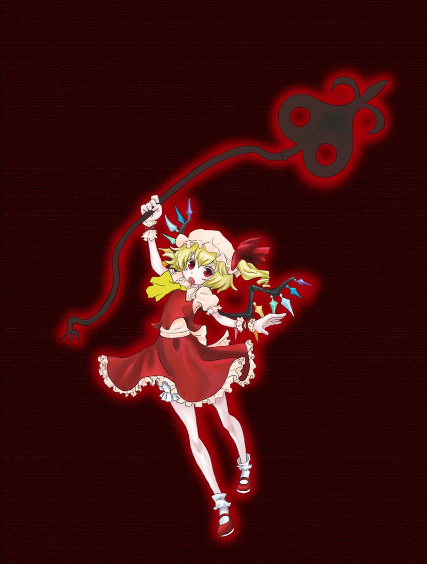 flandre scarlet and platinum the trinity (touhou and 1 more) drawn by sara_souju_(warabi_mochi)