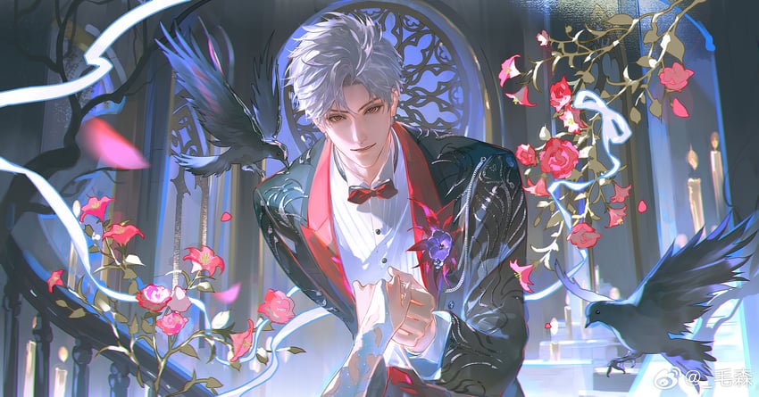 sylus (love and deepspace) drawn by maosen
