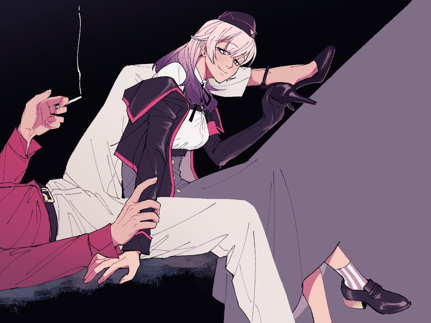 amayado rei and keitoin honobono (hypnosis mic) drawn by ecstaticnek