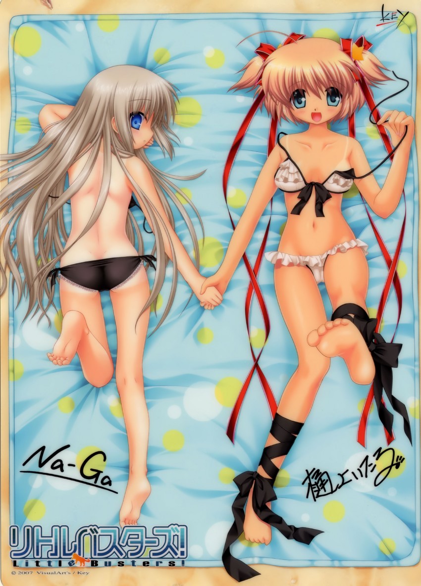 noumi kudryavka and kamikita komari (little busters!) drawn by hinoue_itaru and na-ga
