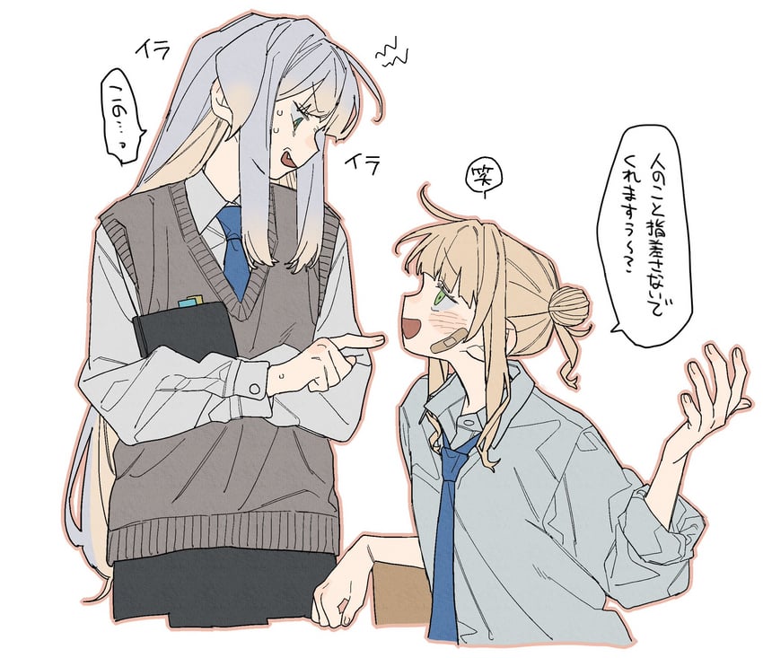shioriha ruri and kaburaki roco (nijisanji) drawn by dayama
