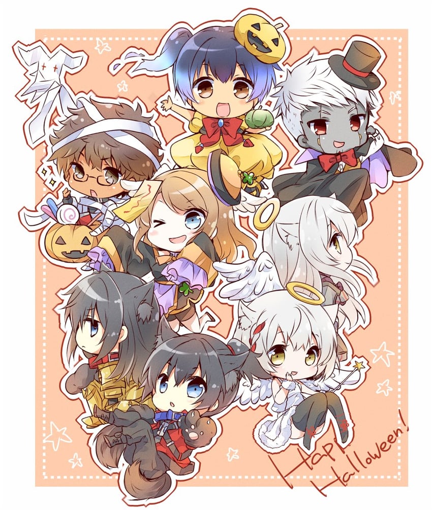 mio, eunie, sena, noah, taion, and 3 more (xenoblade chronicles and 1 more) drawn by ui_frara