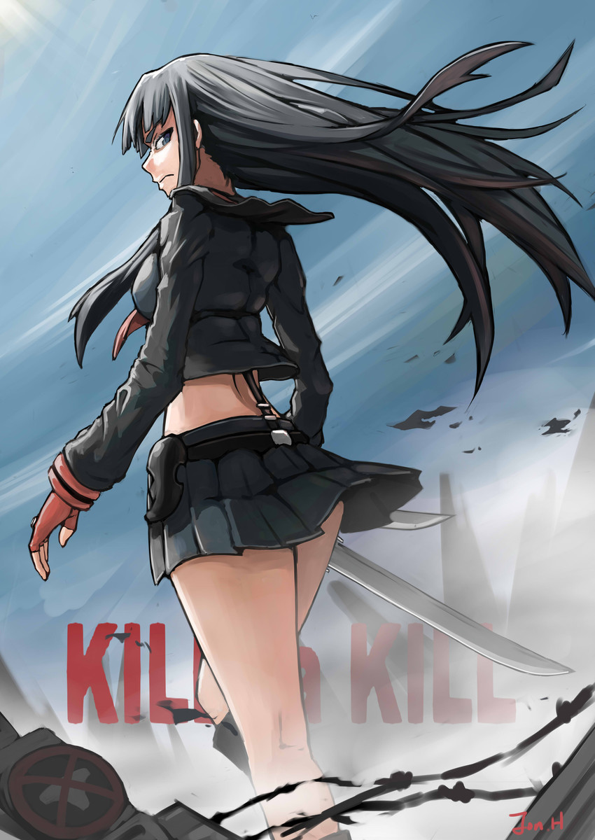 senketsu and kiryuuin satsuki (kill la kill) drawn by jonathan_h