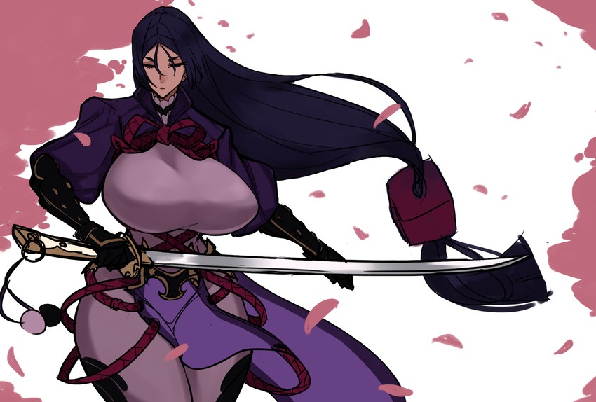 minamoto no raikou (fate and 1 more) drawn by alecto_0