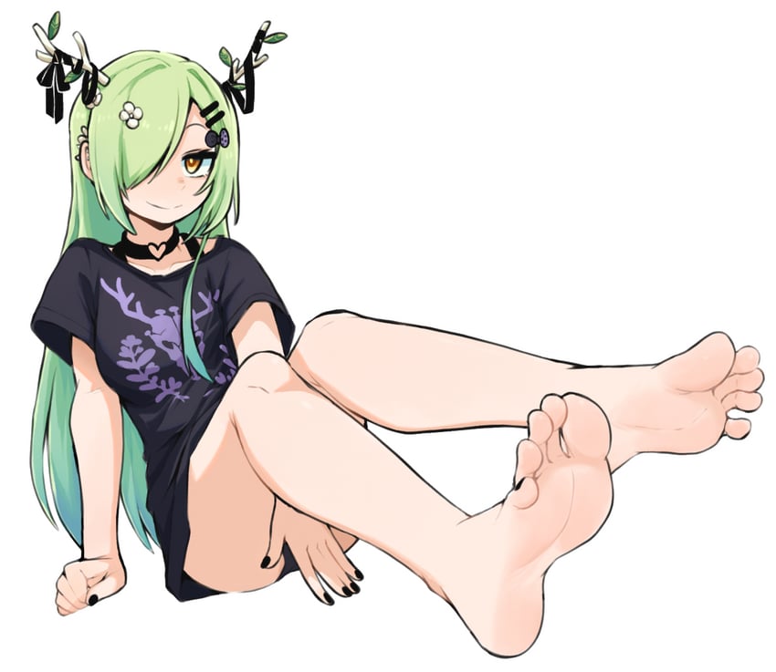 ceres fauna (hololive and 1 more) drawn by softhanten