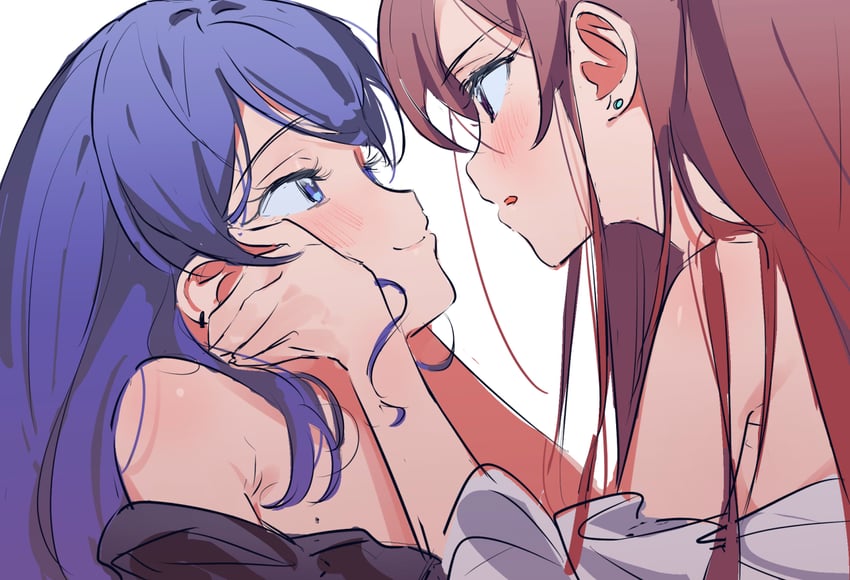 kiriya aoi and shibuki ran (aikatsu!) drawn by yamamura_saki