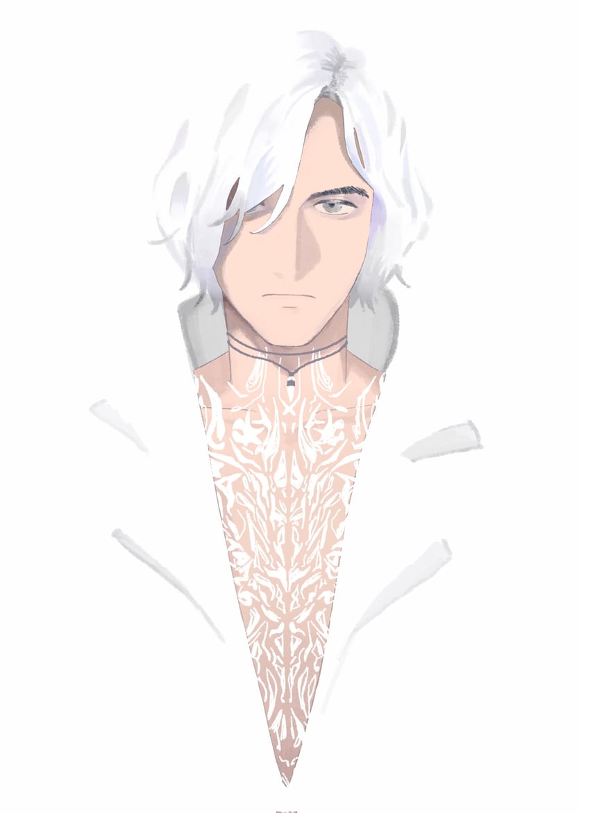 v (devil may cry and 1 more) drawn by bebepancake