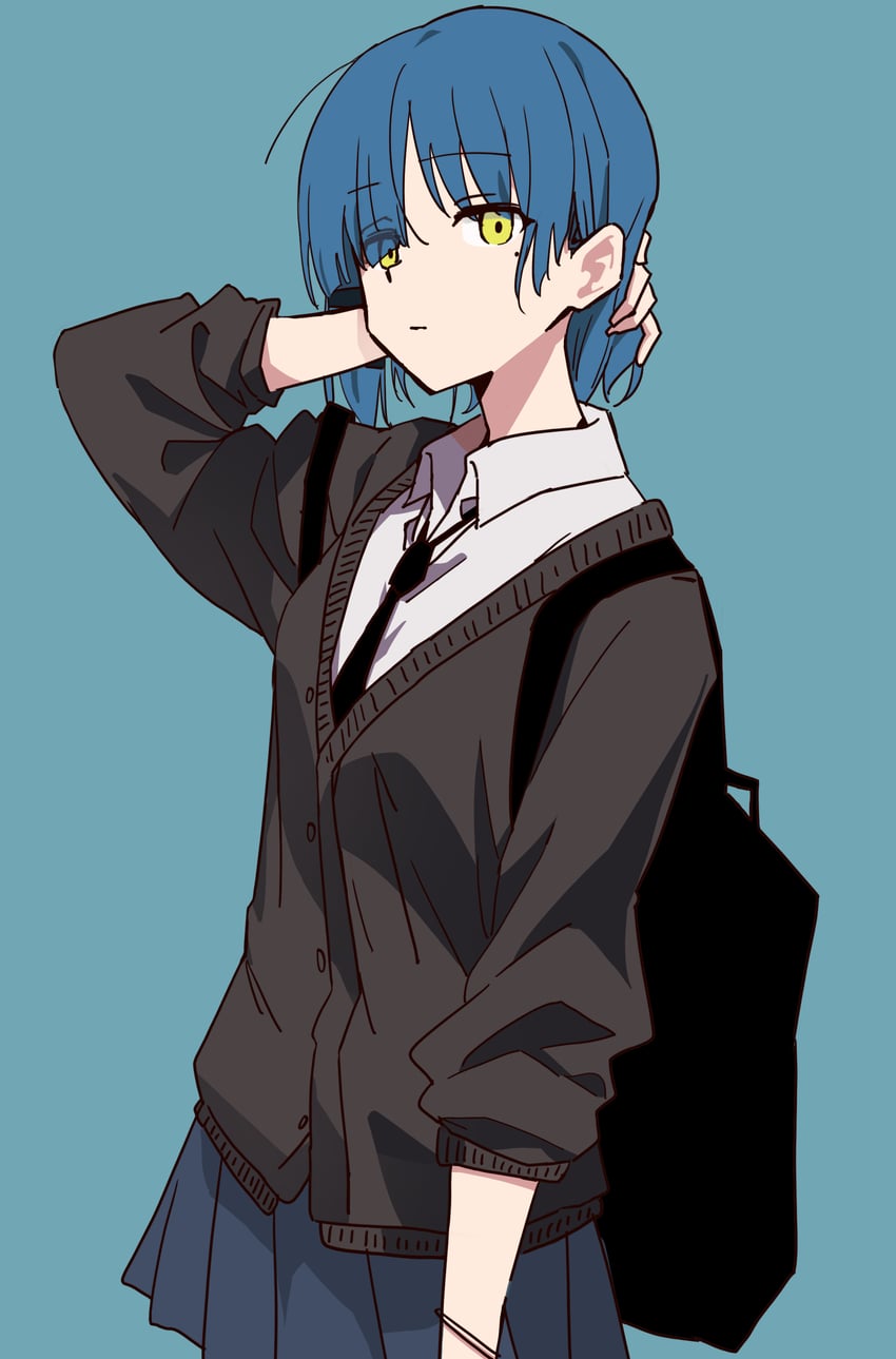 yamada ryo (bocchi the rock!) drawn by kagura-chitose_(pixiv_68338191)