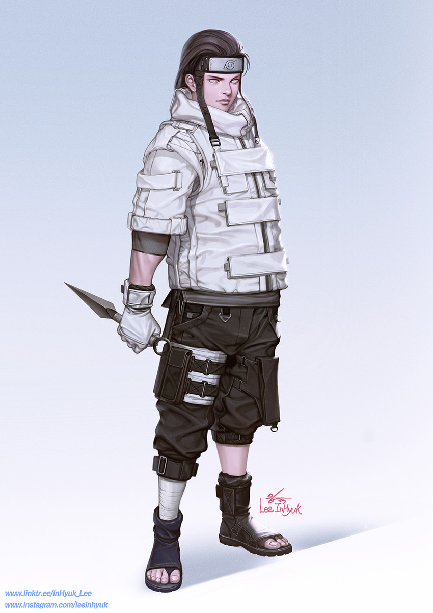 hyuuga neji (naruto) drawn by in-hyuk_lee