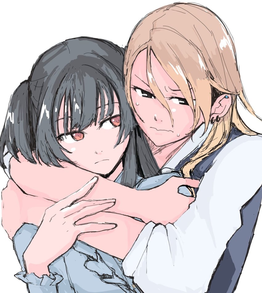 mayuzumi fuyuko and izumi mei (idolmaster and 1 more) drawn by kome_nikof