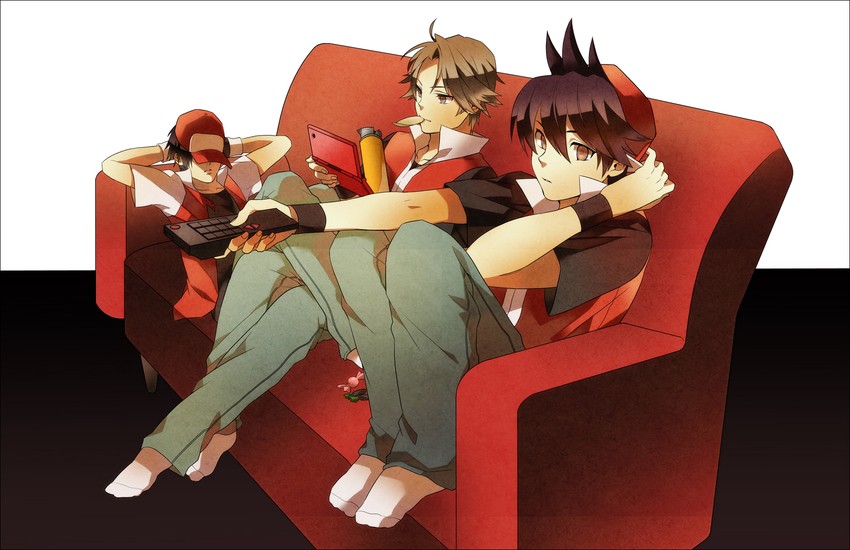 red (pokemon and 3 more) drawn by t-r-g