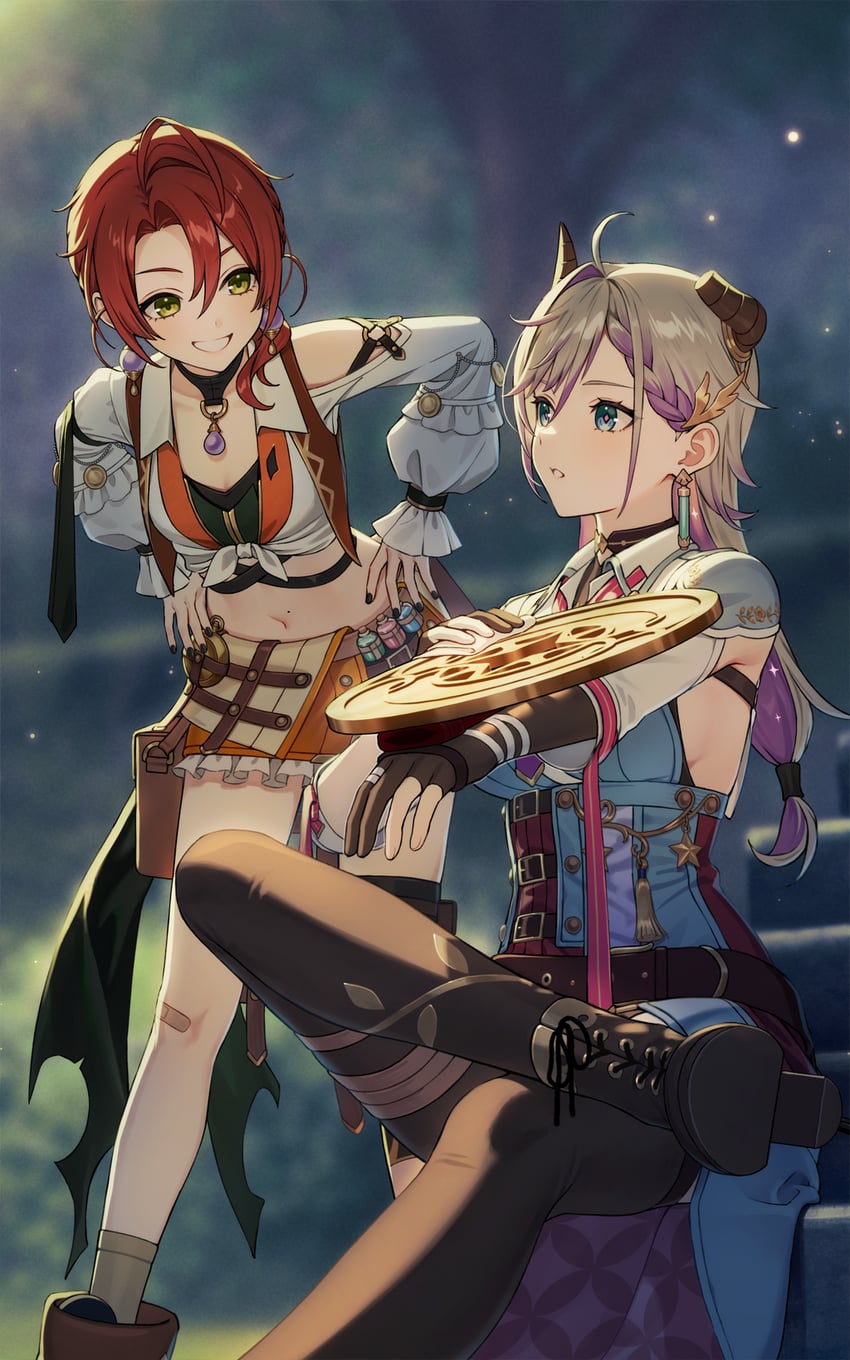 valeria and heidi (atelier and 1 more) drawn by tokki