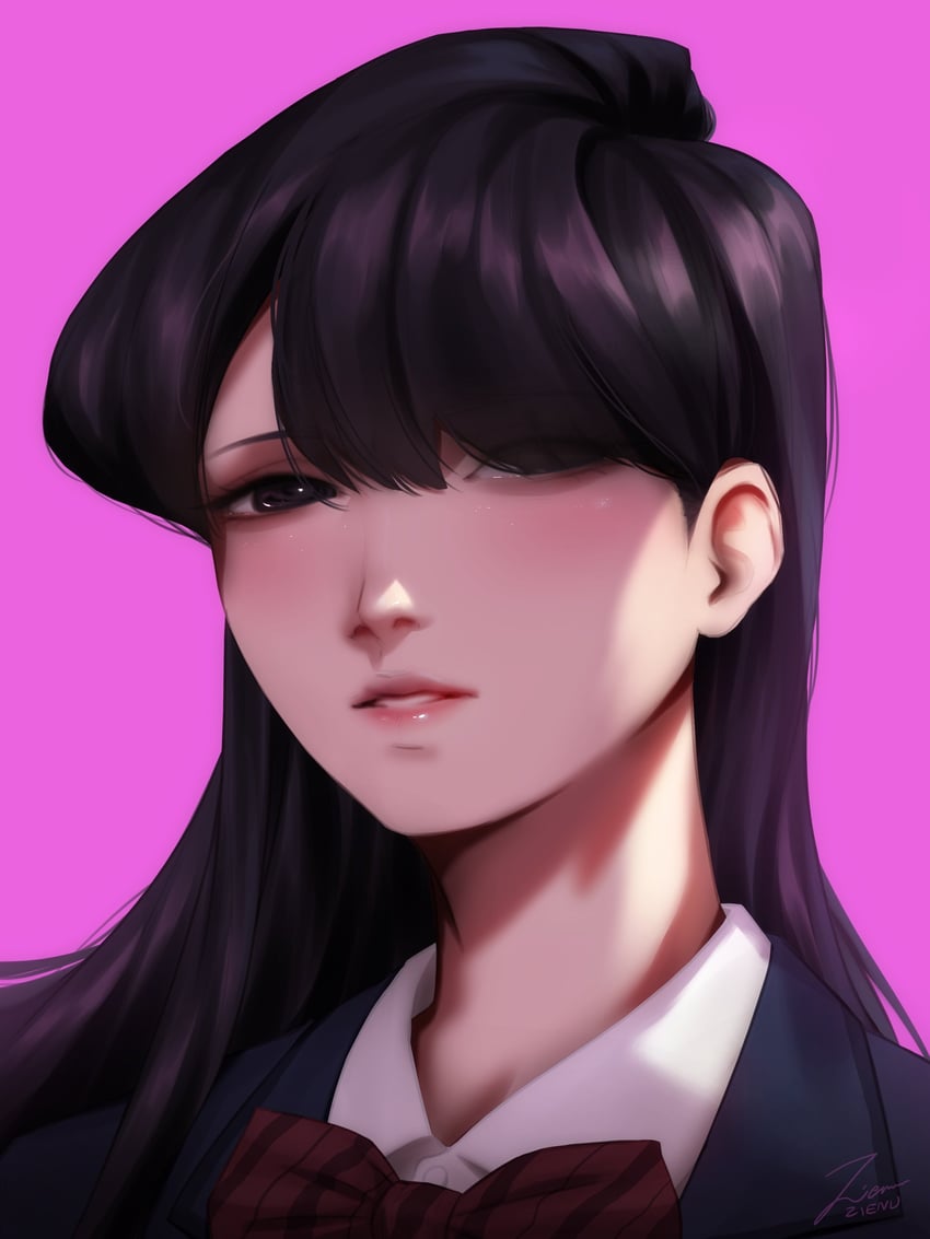 komi shouko (komi-san wa komyushou desu) drawn by zienu