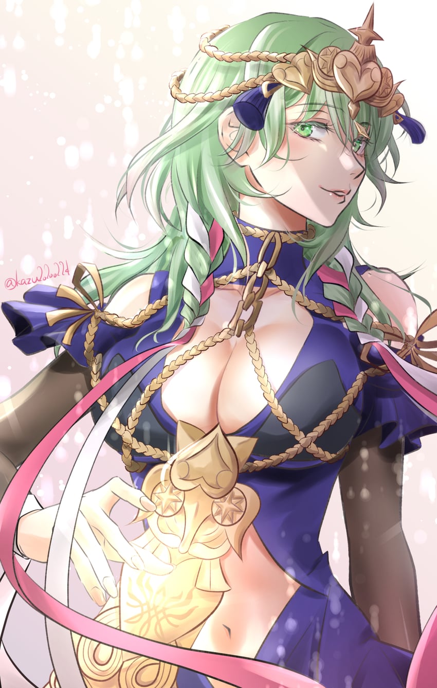 female byleth and sothis (fire emblem and 1 more) drawn by kazu20200224