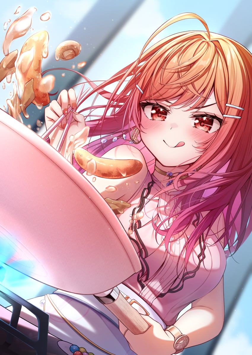 ichijou ririka (hololive and 1 more) drawn by shishou_(doragyurosu)