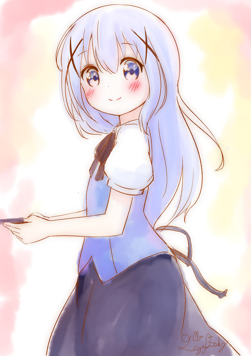 kafuu chino (gochuumon wa usagi desu ka?) drawn by razu_bitaki