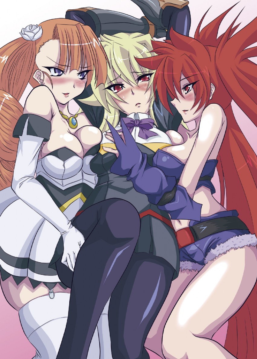 petra johanna lagerkvist, scharlachrot, and weiss (arcana heart and 1 more) drawn by akenami_yasutaka