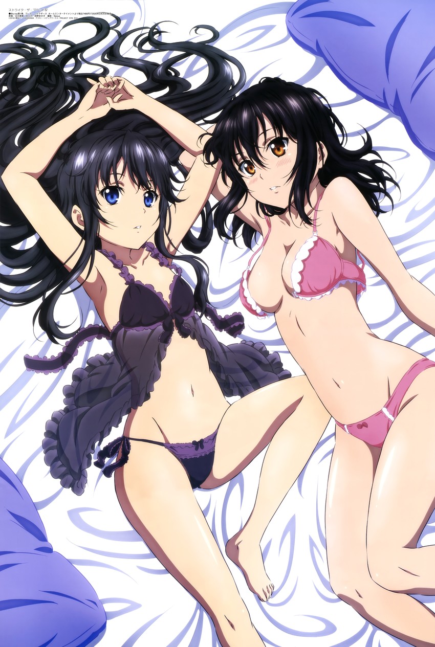 himeragi yukina and minamiya natsuki (megami magazine and 1 more) drawn by furukawa_hideki
