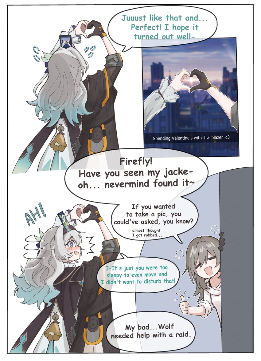 trailblazer, firefly, and stelle (honkai and 1 more) drawn by pianobat