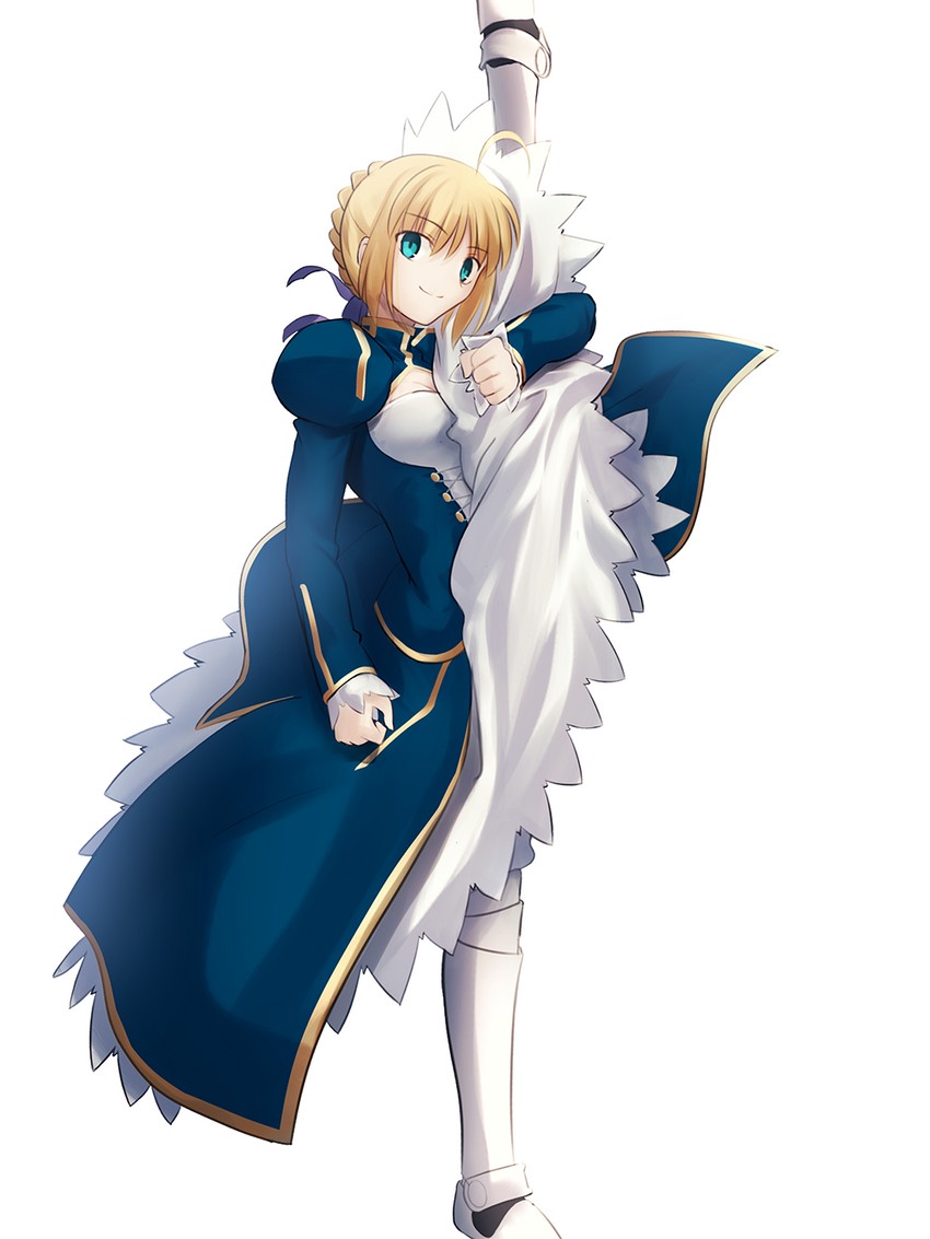 artoria pendragon and saber (fate and 1 more) drawn by shoori_(migiha)