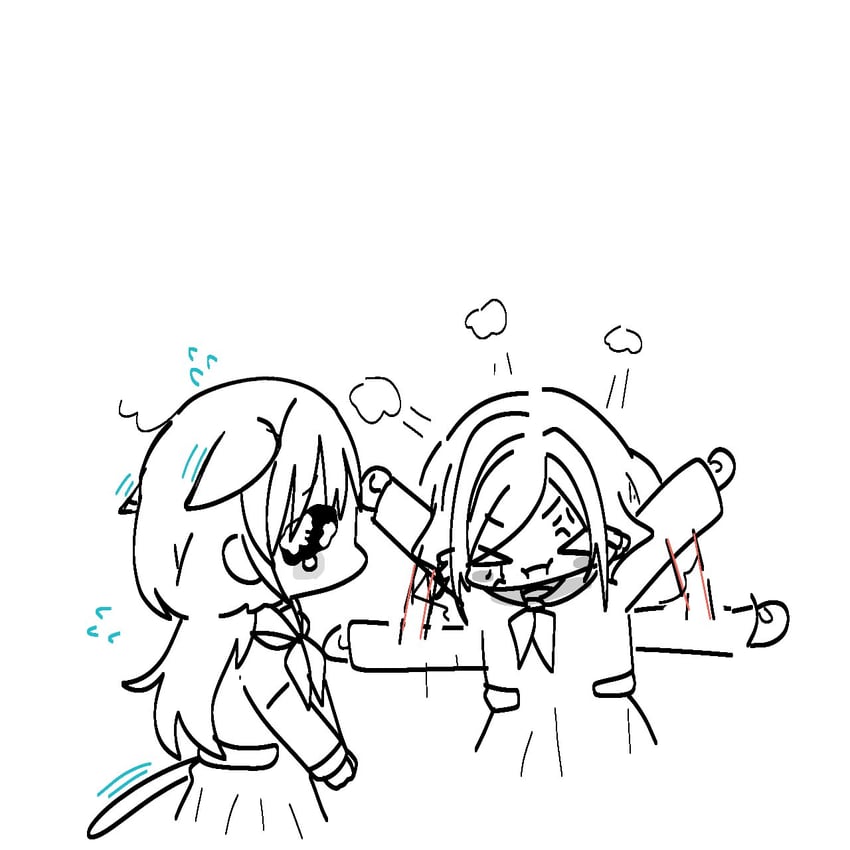 ceras yanagida lilienfeld and katsuragi izumi (love live! and 1 more) drawn by col_person