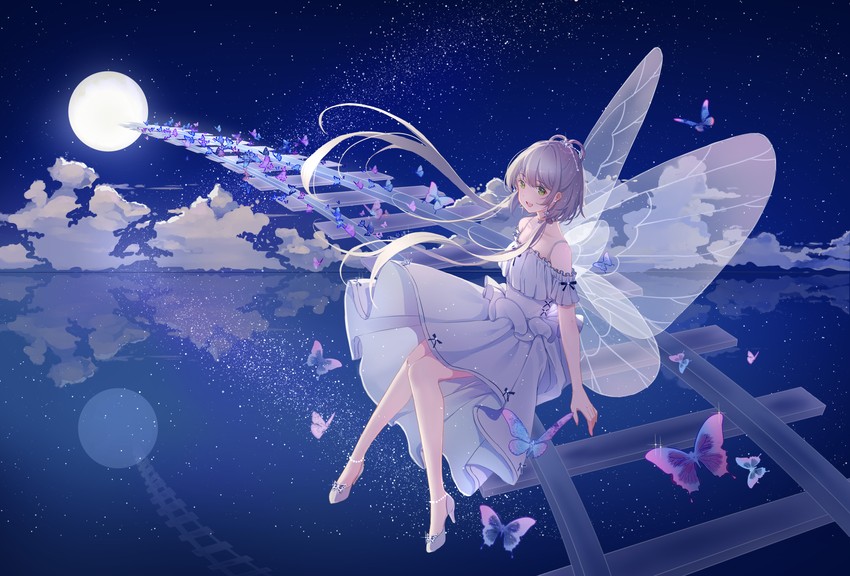 luo tianyi (vocaloid and 1 more) drawn by morimori_(14292311)