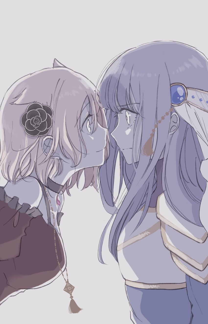 nanami yachiyo and azusa mifuyu (mahou shoujo madoka magica and 1 more) drawn by rururu_(fgju8835)