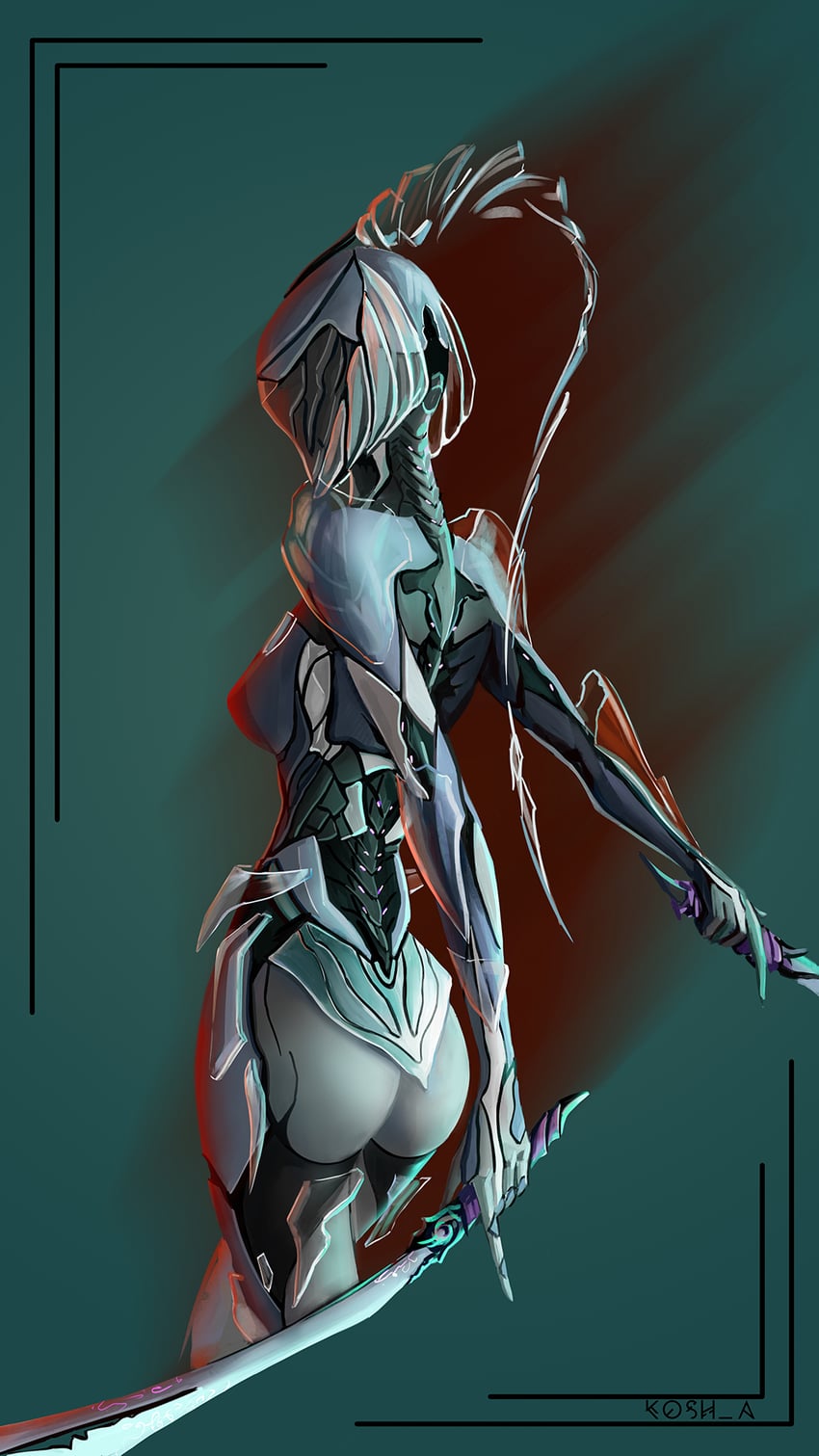 gara (warframe) drawn by shiro_kosh_a