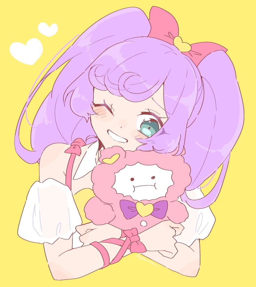 manaka laala and kuma (pretty series and 1 more) drawn by nojima_minami
