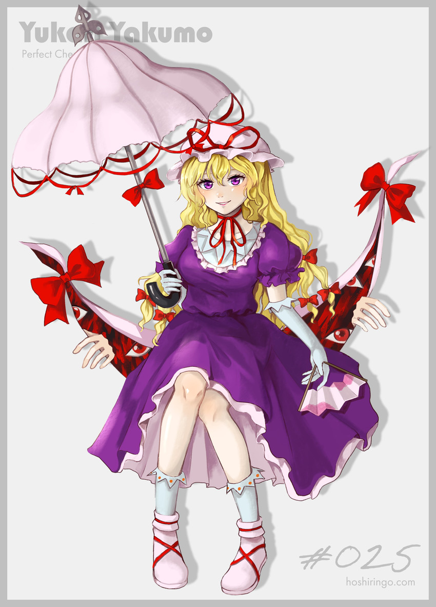yakumo yukari (touhou and 1 more) drawn by hoshiringo0902