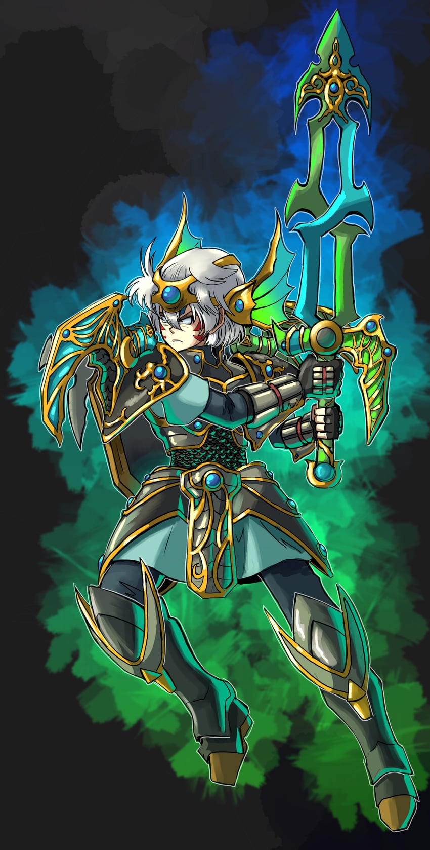 hero and fierce deity (the legend of zelda and 4 more) drawn by stoic_seraphim