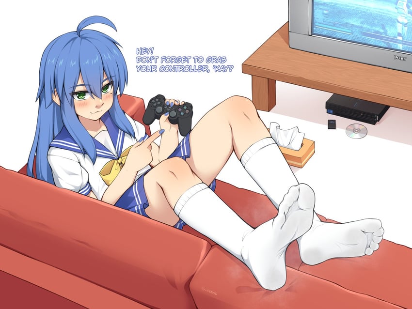 izumi konata (lucky star and 1 more) drawn by lululewd