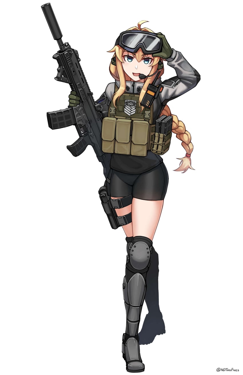 whiskey project (girls' frontline and 1 more) drawn by ndtwofives