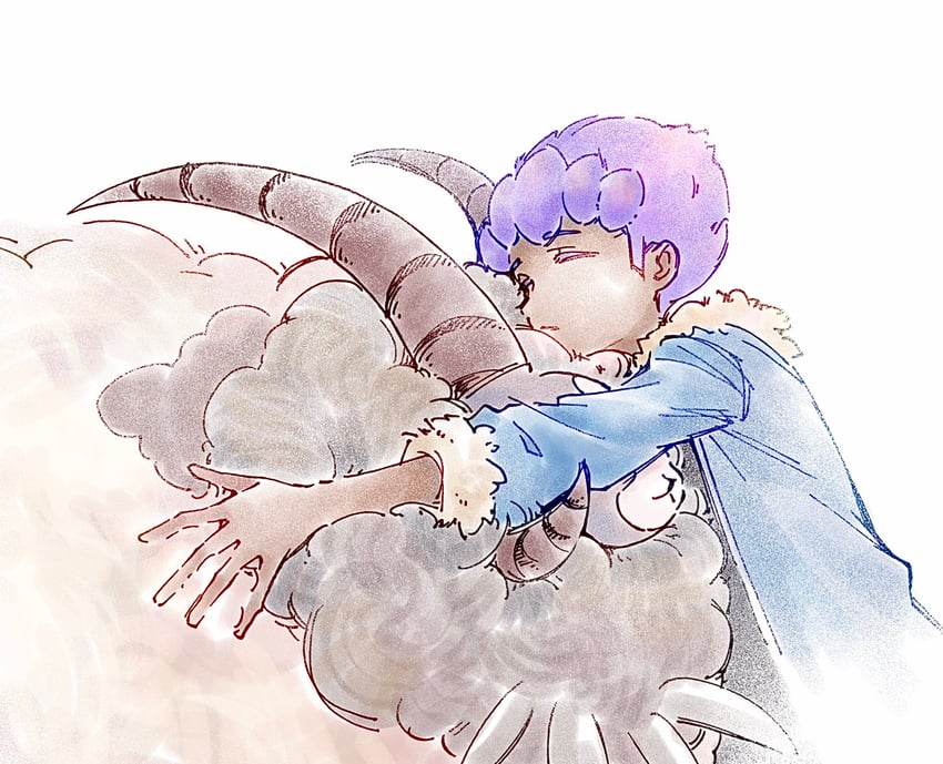hop and dubwool (pokemon and 1 more) drawn by tan_carbonnn