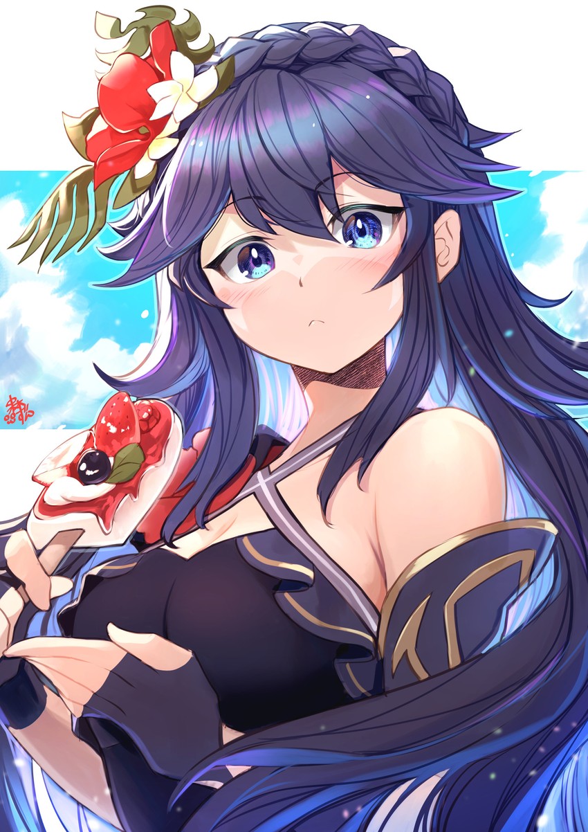 lucina and marth (fire emblem and 2 more) drawn by nakabayashi_zun