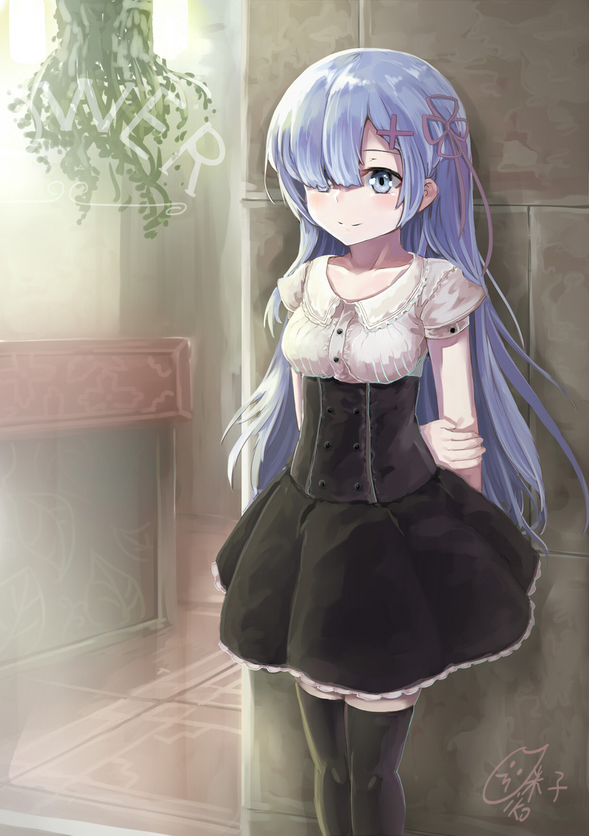 rem (re:zero kara hajimeru isekai seikatsu) drawn by yonago_miko