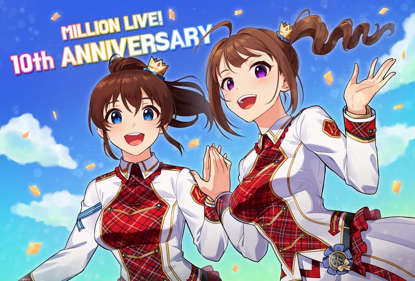 yokoyama nao and satake minako (idolmaster and 2 more) drawn by kamille_(vcx68)