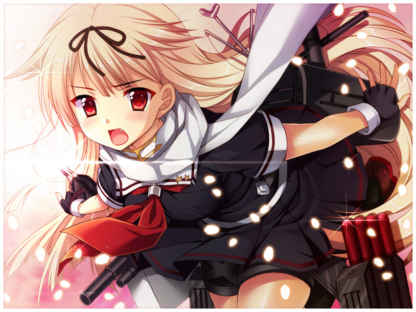 yuudachi and yuudachi kai ni (kantai collection) drawn by ayamisiro
