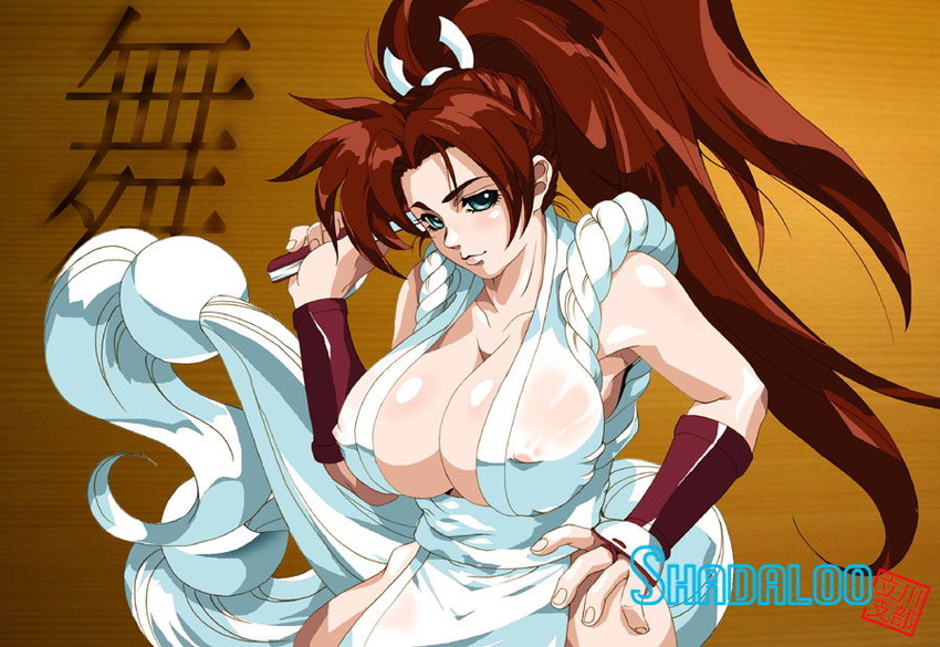 shiranui mai (the king of fighters and 1 more) drawn by balrog_(shadaloo_tachikawa_shibu)