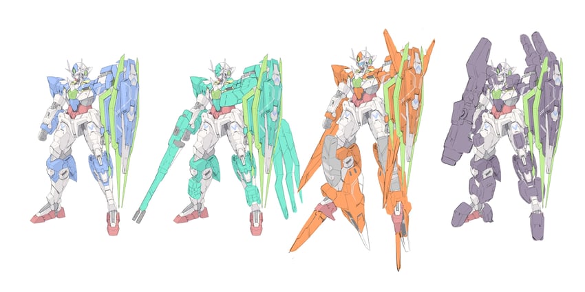 00 qan[t] (gundam and 2 more) drawn by ni~tsu_kashi