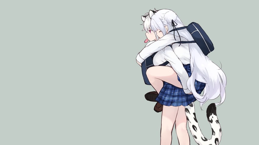 kusubashi shiya and kuzuki yurina (indie virtual youtuber) drawn by cait_aron