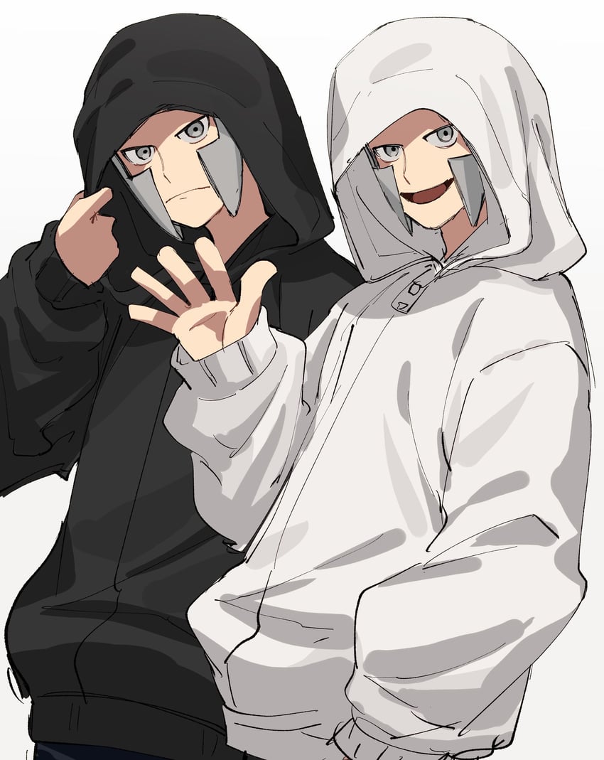 ingo and emmet (pokemon and 1 more) drawn by sankakuzirusis