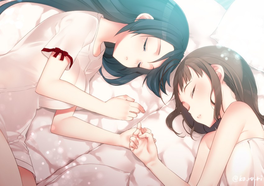 naka and isuzu (kantai collection) drawn by koruri