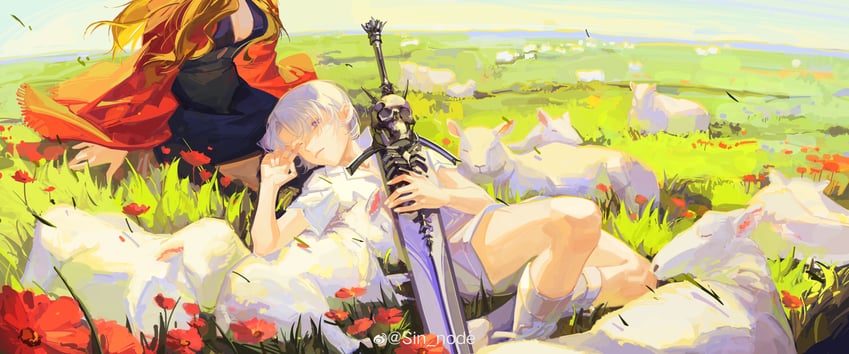 dante and eva (devil may cry) drawn by sin_node