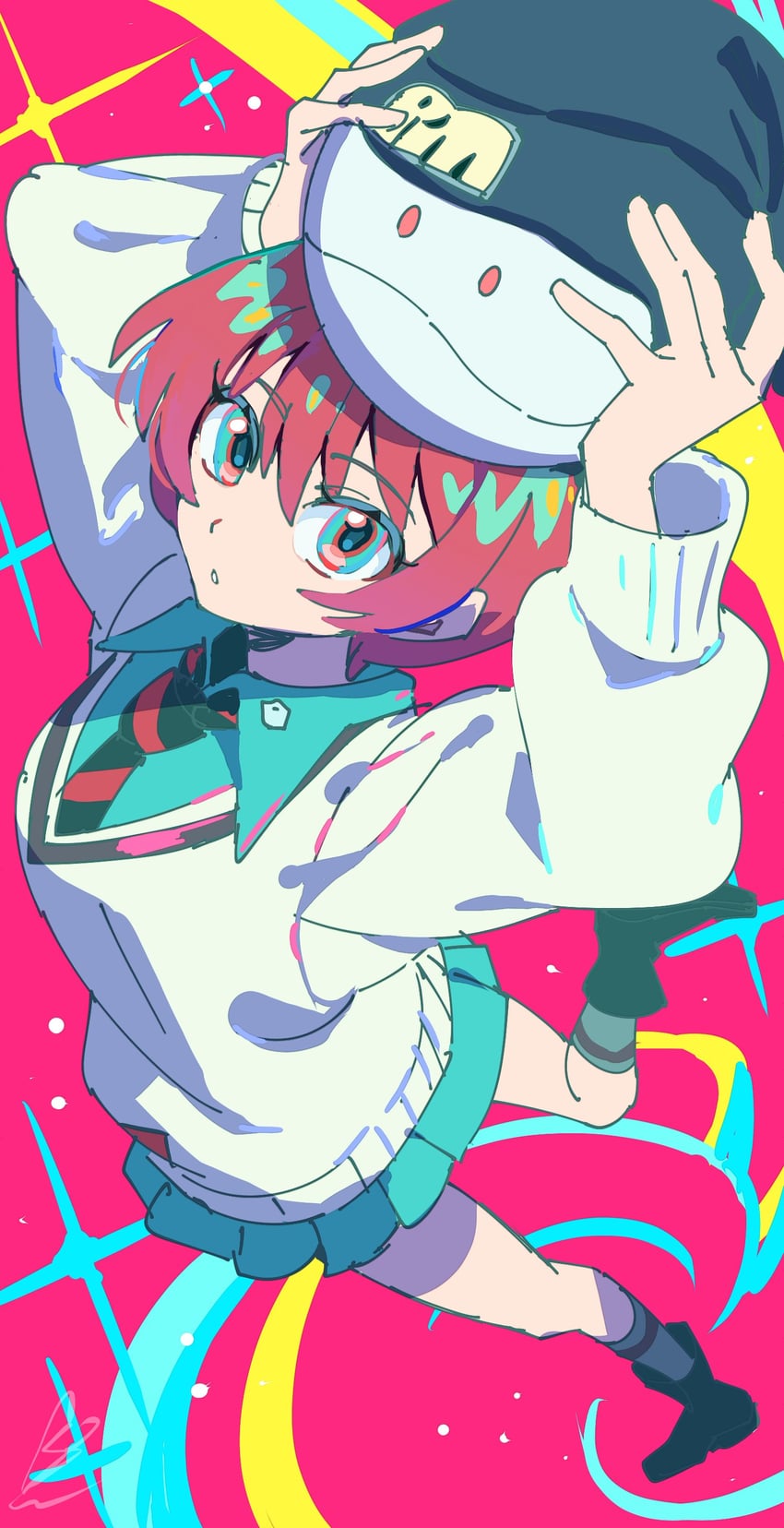 amate yuzuriha and haro (gundam and 1 more) drawn by shibuki_kamone