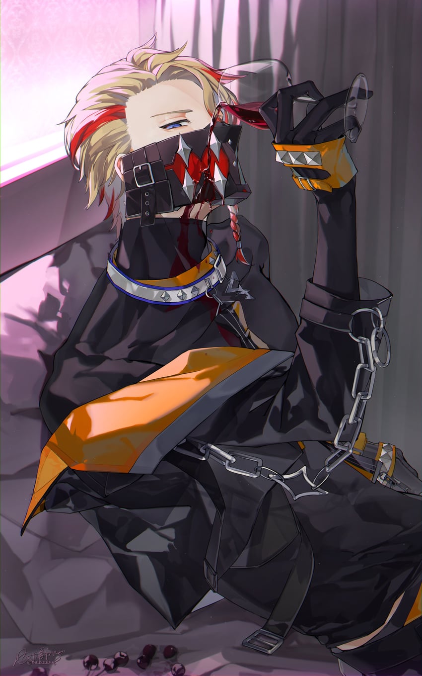 axel syrios (holostars and 1 more) drawn by naizou_bug