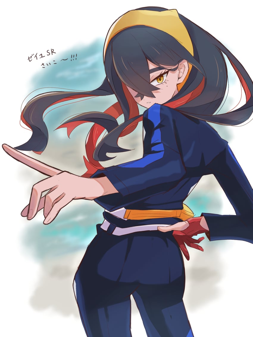 carmine (pokemon and 1 more) drawn by hasu_175